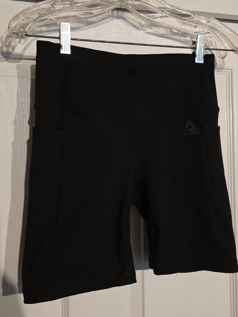 Reebok High-Waist Black Women's Bike Shorts